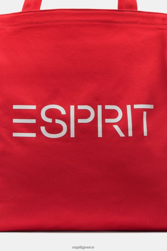 άνδρες Esprit πορτοκαλοκόκκινο πάνινη τσάντα με λογότυπο αξεσουάρ 0J044P37