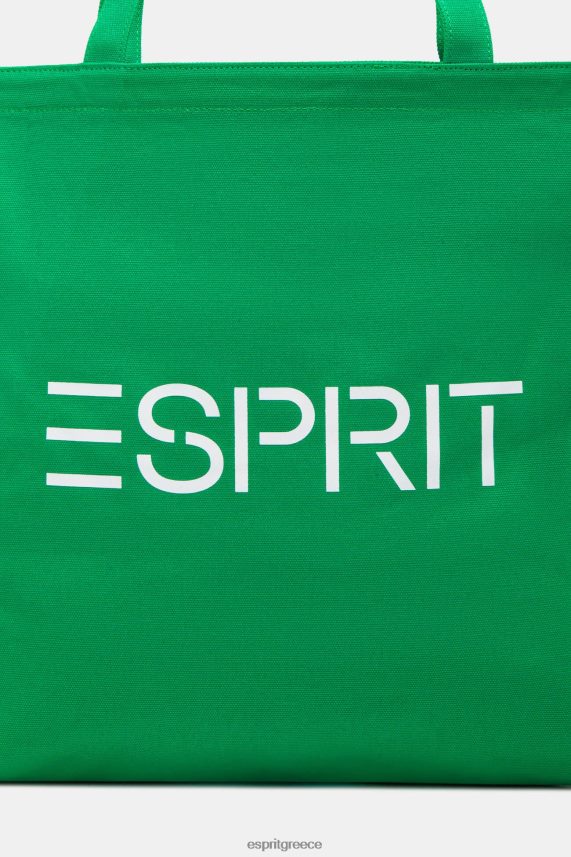 άνδρες Esprit πράσινος πάνινη τσάντα με λογότυπο αξεσουάρ 0J044P40