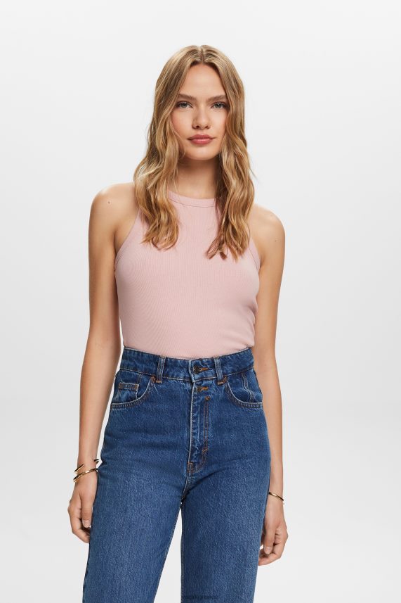 γυναίκες Esprit παλιό ροζ ριμπ φανελάκι Δεξαμενή 0J044P14