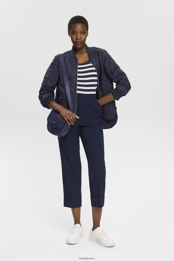 γυναίκες Esprit ΠΟΛΕΜΙΚΟ ΝΑΥΤΙΚΟ βαμβακερό φανελάκι με ρίγες Δεξαμενή 0J044P242