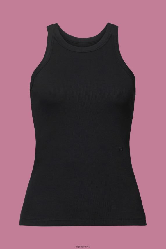 γυναίκες Esprit μαύρος ριμπ φανελάκι Δεξαμενή 0J044P280