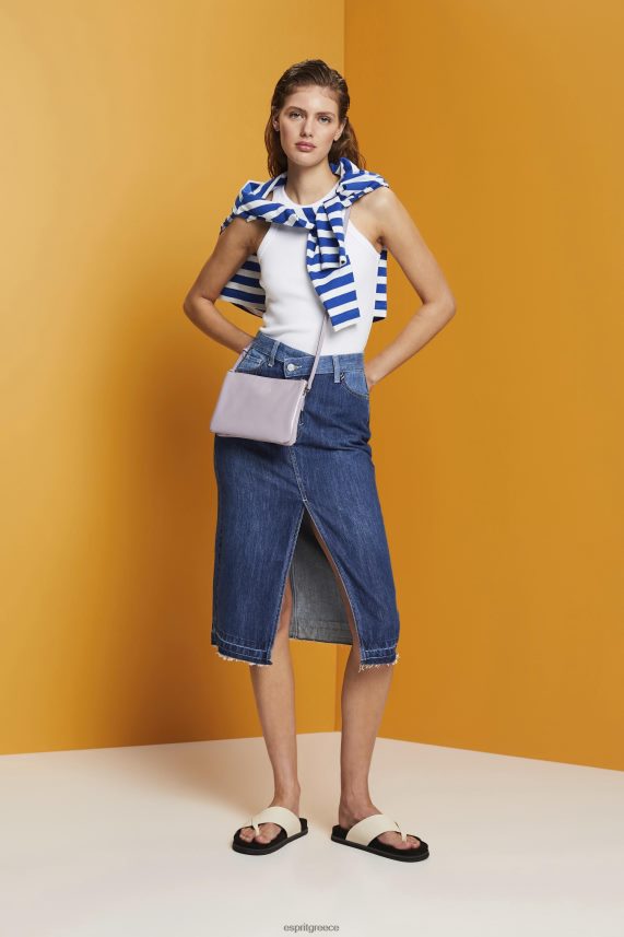 γυναίκες Esprit άσπρο ριμπ φανελάκι Δεξαμενή 0J044P281