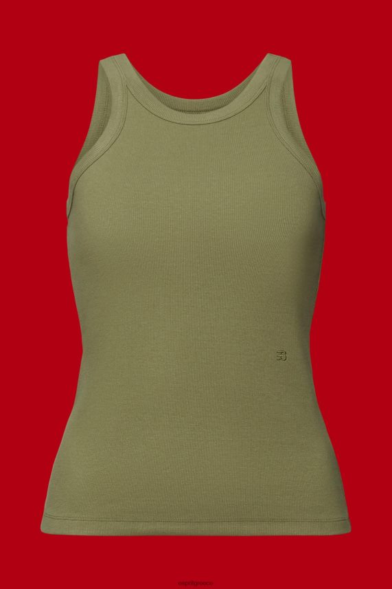 γυναίκες Esprit ελιά ριμπ φανελάκι Δεξαμενή 0J044P283