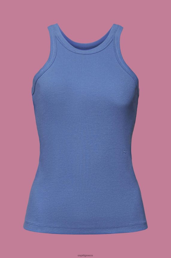 γυναίκες Esprit γκρι μπλε ριμπ φανελάκι Δεξαμενή 0J044P284