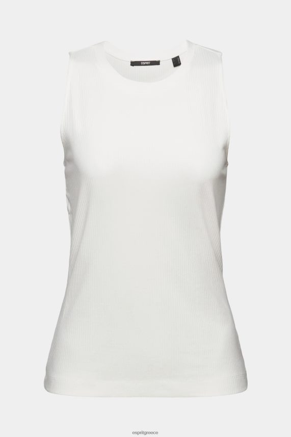 γυναίκες Esprit υπόλευκο ριμπ φανελάκι Δεξαμενή 0J044P301