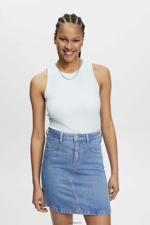 γυναίκες Esprit ανοιχτό υδάτινο πράσινο ριμπ φανελάκι Δεξαμενή 0J044P303