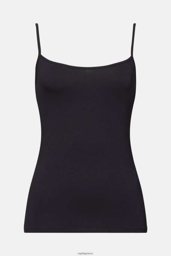 γυναίκες Esprit μαύρος φανελάκι με λουράκι σπαγγέτι Δεξαμενή 0J044P35