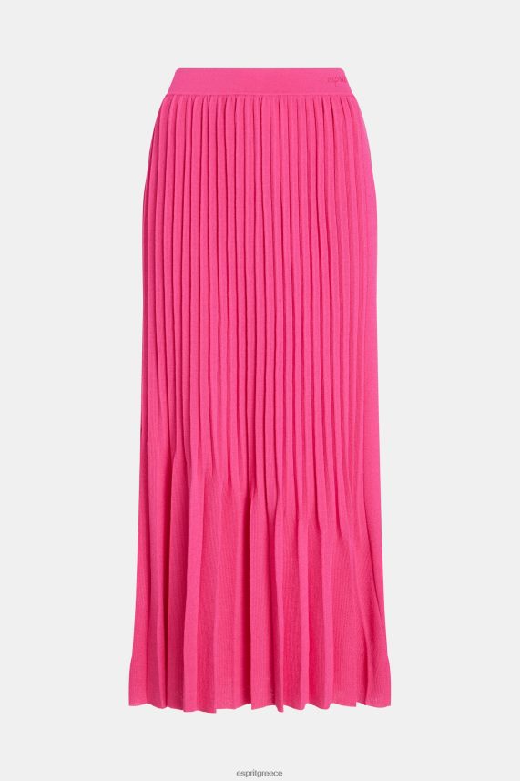 γυναίκες Esprit ροζ φούξια πλισέ μίντι φούστα φούστες 0J044P391