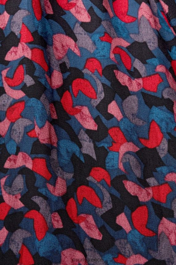 γυναίκες Esprit ροζ εμπριμέ μίντι φούστα με συλλογές φούστες 0J044P421