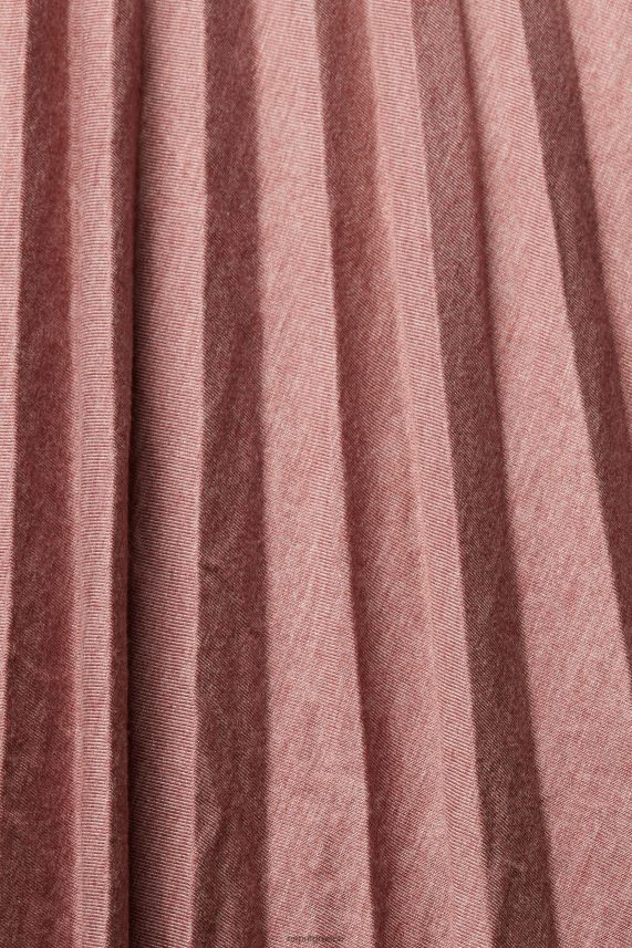 γυναίκες Esprit τερρακότα πλισέ μίντι φούστα φούστες 0J044P433