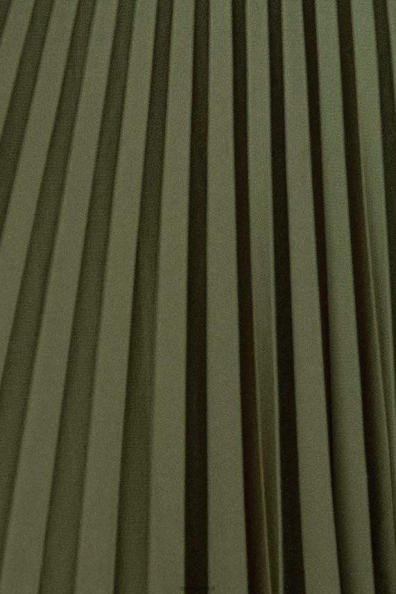 γυναίκες Esprit σκούρο χακί πλισέ φούστα με ζώνη φούστες 0J044P435