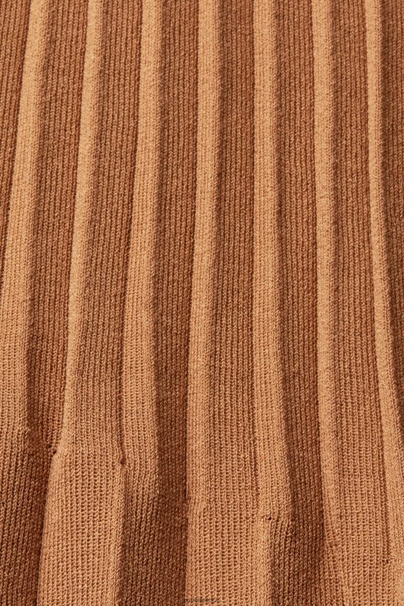 γυναίκες Esprit καφέ πλισέ μίντι φούστα φούστες 0J044P482