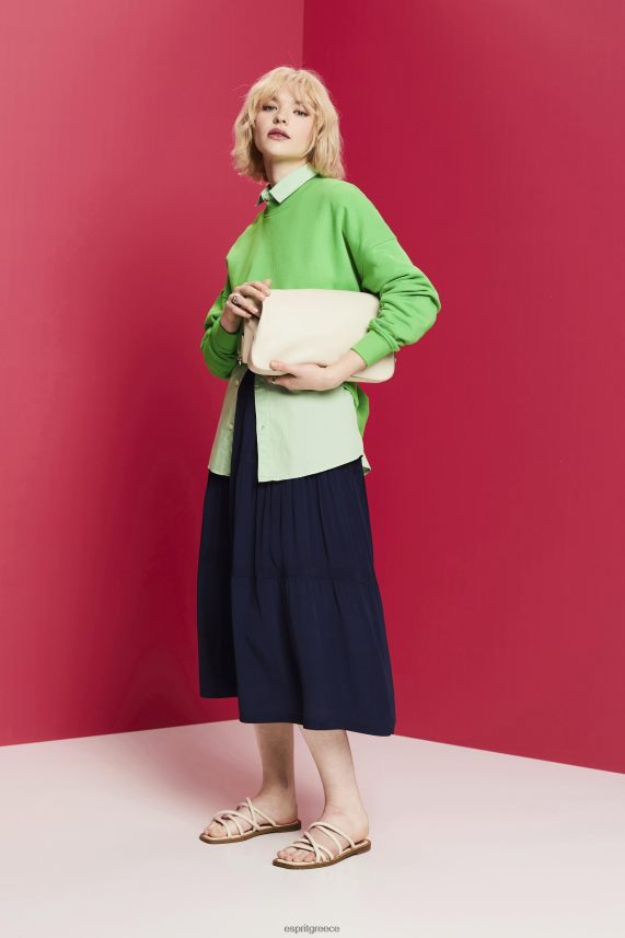 γυναίκες Esprit ΠΟΛΕΜΙΚΟ ΝΑΥΤΙΚΟ midi φούστα φούστες 0J044P239