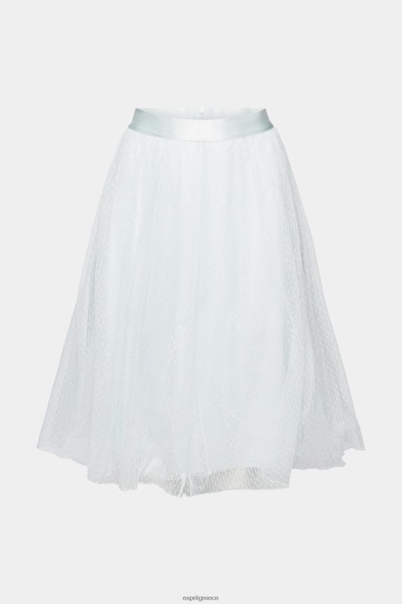 γυναίκες Esprit ανοιχτό υδάτινο πράσινο midi φούστα με glitter εφέ φούστες 0J044P268