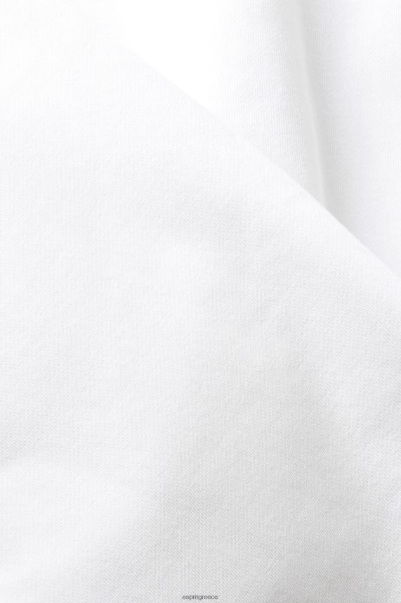 γυναίκες Esprit άσπρο κομμένο φούτερ φούτερ & φούτερ 0J044P153