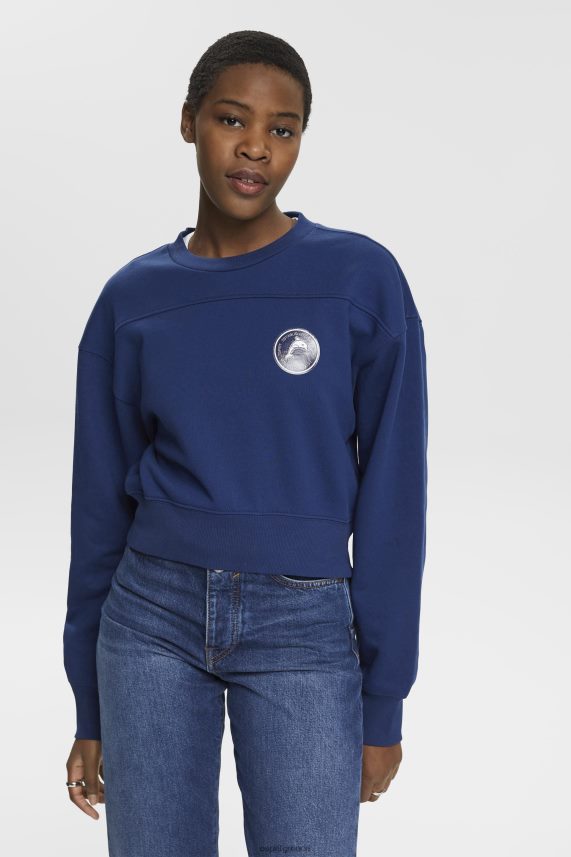 γυναίκες Esprit μελάνι κομμένο φούτερ φούτερ & φούτερ 0J044P155