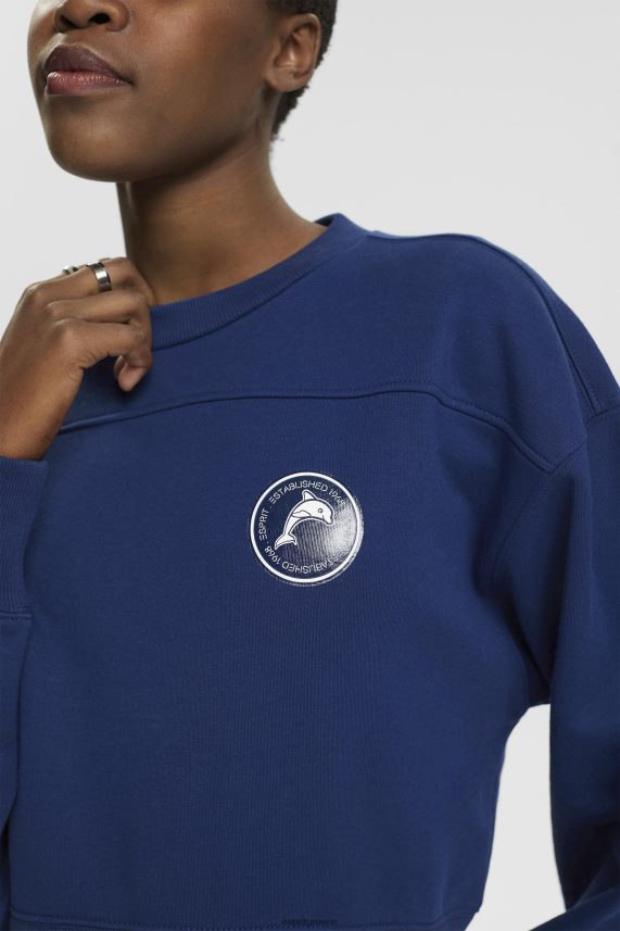 γυναίκες Esprit μελάνι κομμένο φούτερ φούτερ & φούτερ 0J044P155