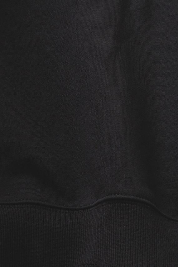 γυναίκες Esprit μαύρος φούτερ με μισό φερμουάρ φούτερ & φούτερ 0J044P158