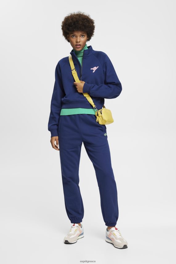 γυναίκες Esprit μελάνι φούτερ με μισό φερμουάρ φούτερ & φούτερ 0J044P162