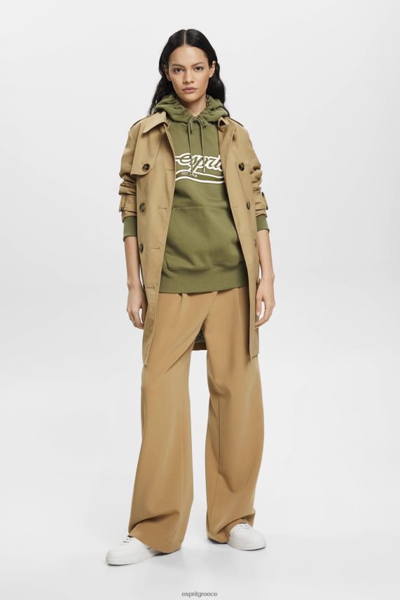 γυναίκες Esprit ελιά Φούτερ με λογότυπο φούτερ & φούτερ 0J044P170