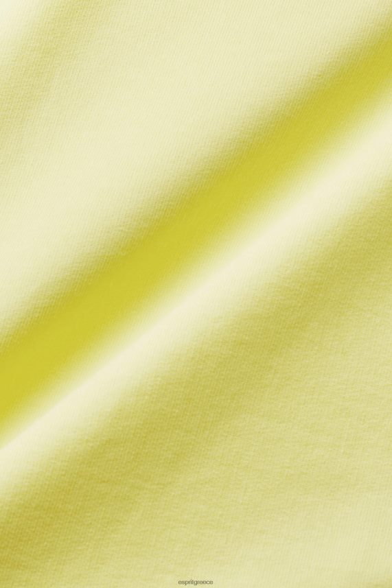 γυναίκες Esprit κίτρινος φούτερ με λεπτομέρεια με κόμπους φούτερ & φούτερ 0J044P219