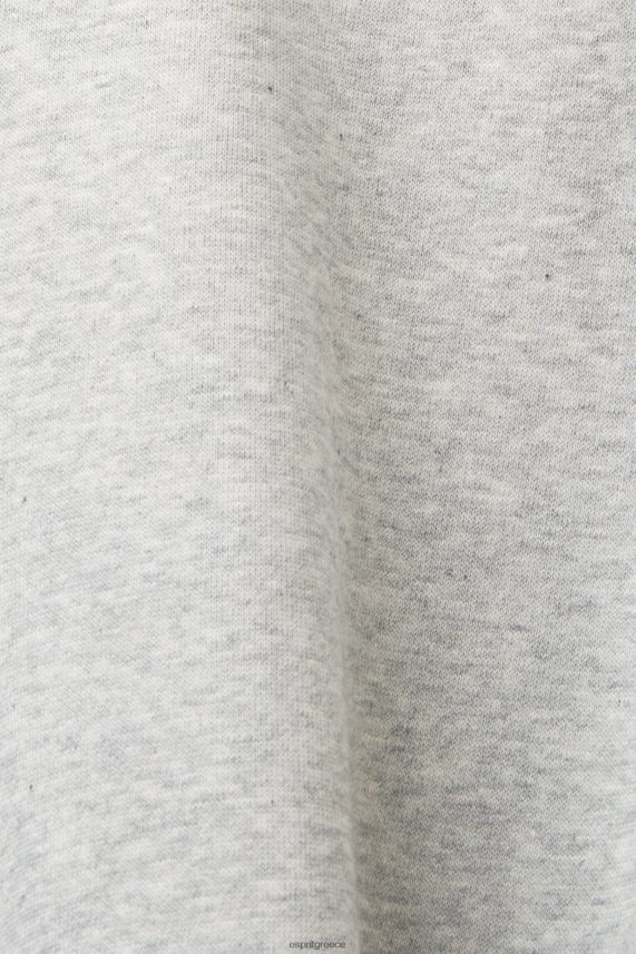 γυναίκες Esprit ανοιχτό γκρι φούτερ πουλόβερ από μείγμα βαμβακιού φούτερ & φούτερ 0J044P28