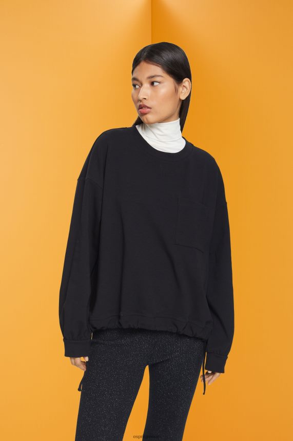 γυναίκες Esprit μαύρος φούτερ με κορδόνι περίσφιξης φούτερ & φούτερ 0J044P401