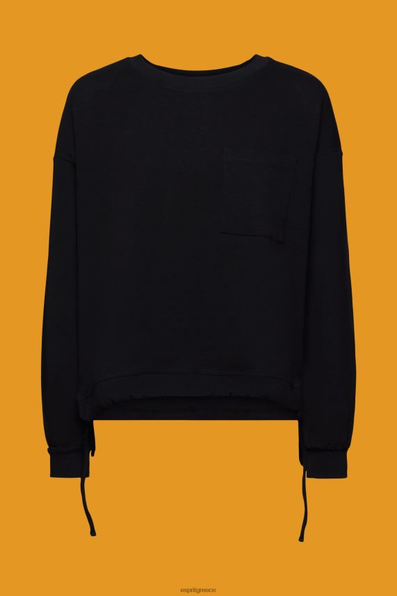 γυναίκες Esprit μαύρος φούτερ με κορδόνι περίσφιξης φούτερ & φούτερ 0J044P401