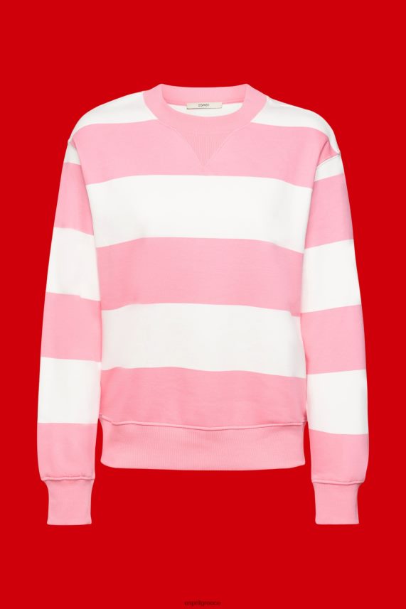 γυναίκες Esprit ροζ ριγέ φούτερ φούτερ & φούτερ 0J044P402