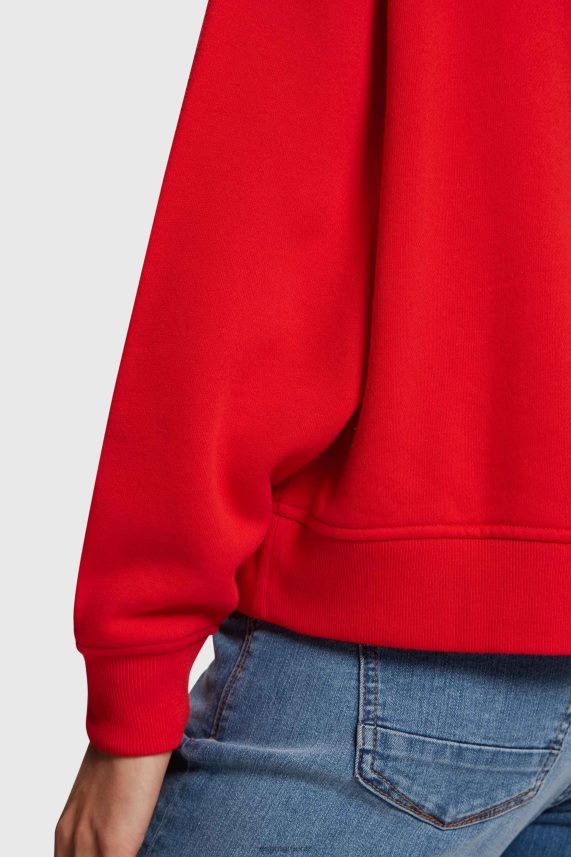 γυναίκες Esprit το κόκκινο φούτερ με λογότυπο φούτερ & φούτερ 0J044P465