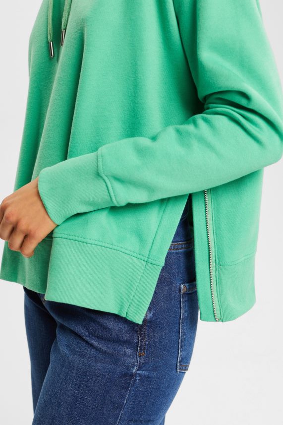γυναίκες Esprit πράσινος φούτερ με κουκούλα φούτερ & φούτερ 0J044P510