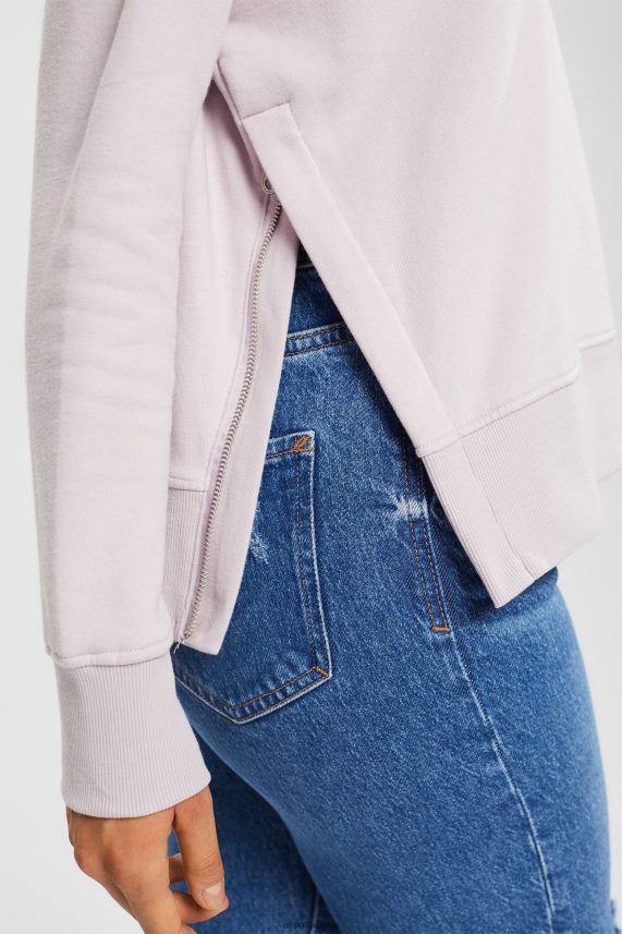 γυναίκες Esprit λεβάντα φούτερ με κουκούλα φούτερ & φούτερ 0J044P512