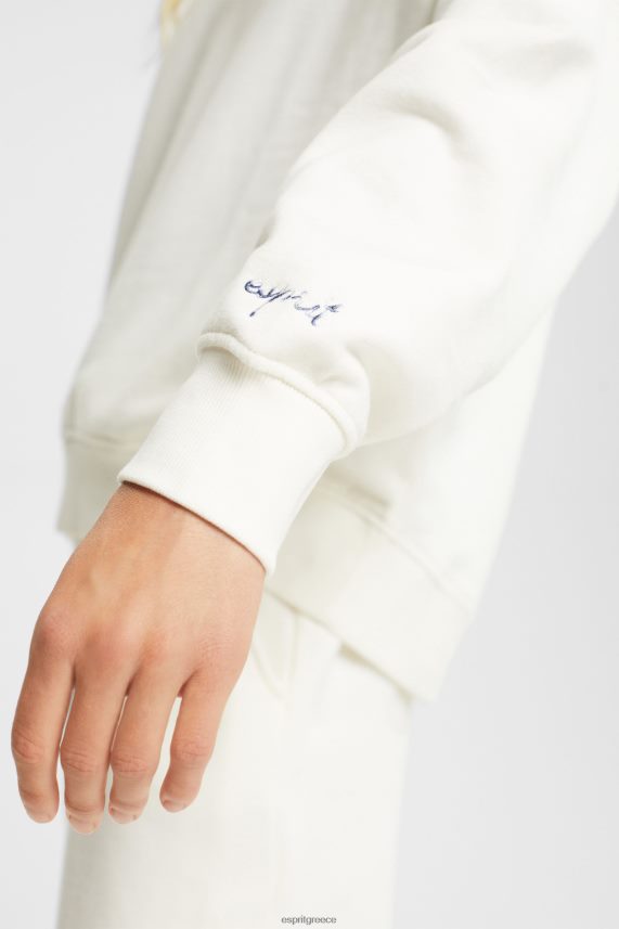 γυναίκες Esprit υπόλευκο φούτερ με χαλαρή εφαρμογή φούτερ & φούτερ 0J044P523