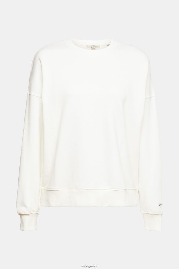 γυναίκες Esprit υπόλευκο φούτερ με χαλαρή εφαρμογή φούτερ & φούτερ 0J044P523