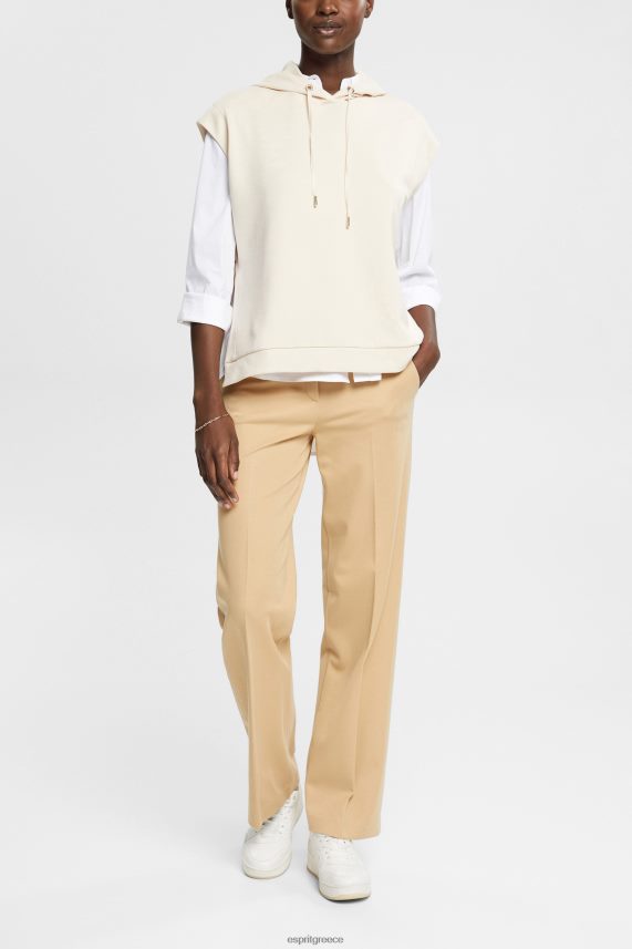 γυναίκες Esprit πάγος Αμάνικη κουκούλα με σκισίματα στο πλάι φούτερ & φούτερ 0J044P532