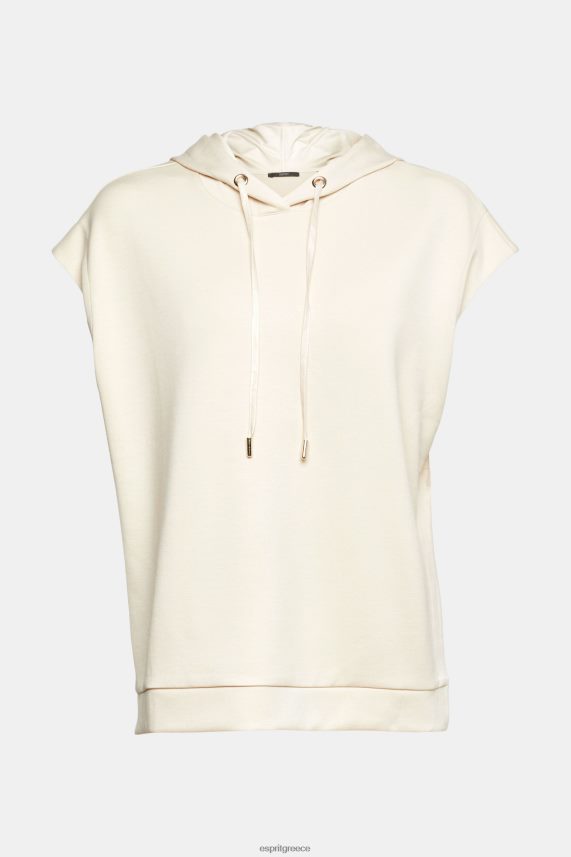 γυναίκες Esprit πάγος Αμάνικη κουκούλα με σκισίματα στο πλάι φούτερ & φούτερ 0J044P532