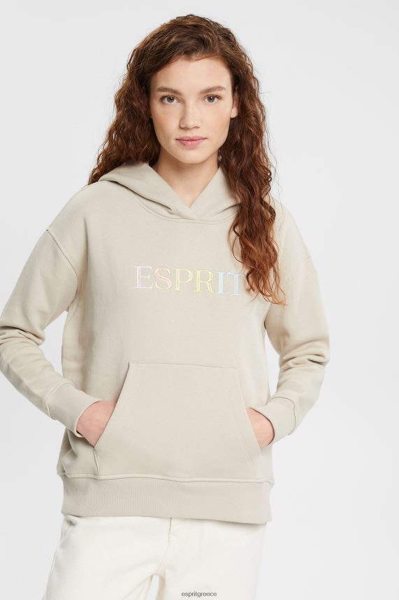γυναίκες Esprit ελαφρύ γκρι hoodie με τσέπη καγκουρό φούτερ & φούτερ 0J044P350