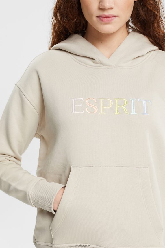 γυναίκες Esprit ελαφρύ γκρι hoodie με τσέπη καγκουρό φούτερ & φούτερ 0J044P350