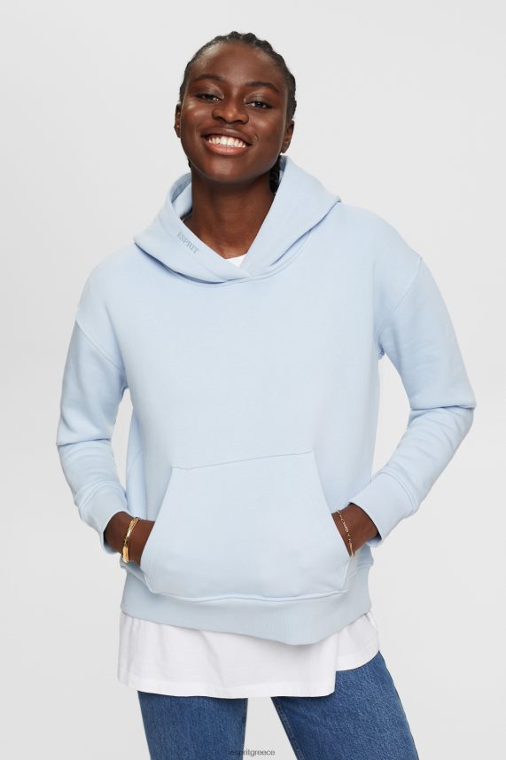 γυναίκες Esprit παστέλ μπλε hoodie με τσέπη καγκουρό φούτερ & φούτερ 0J044P351
