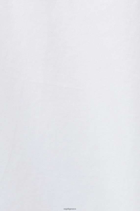 γυναίκες Esprit άσπρο Βαμβακερό φόρεμα με δαντέλα μέχρι το γόνατο φορέματα 0J044P111