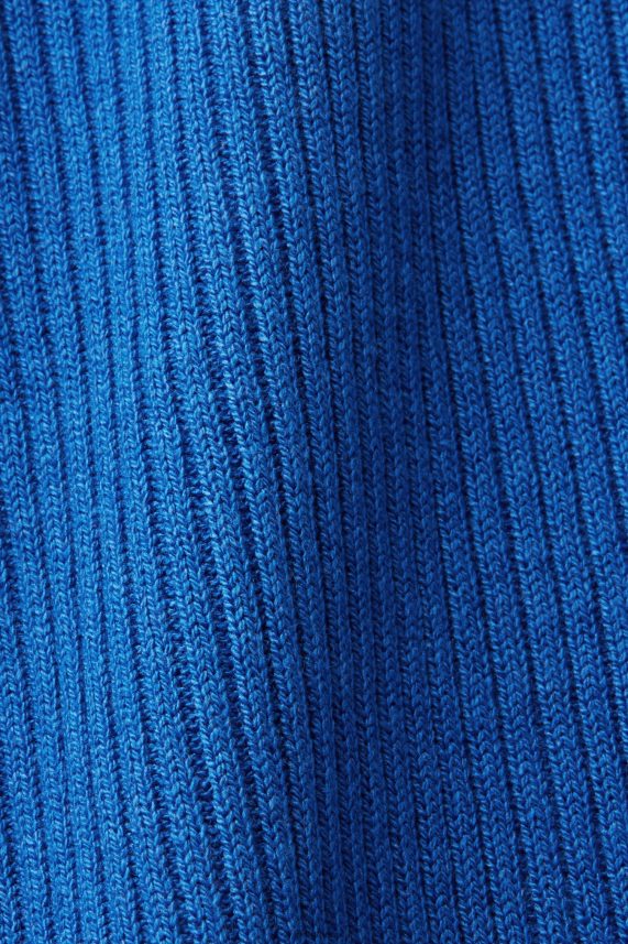 γυναίκες Esprit γαλάζιο Πλεκτό φόρεμα, λινό μείγμα φορέματα 0J044P112