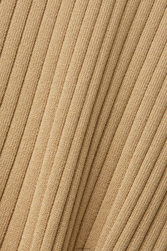 γυναίκες Esprit χακί μπεζ φόρεμα με πλισέ με μακρυμάνικο φορέματα 0J044P126