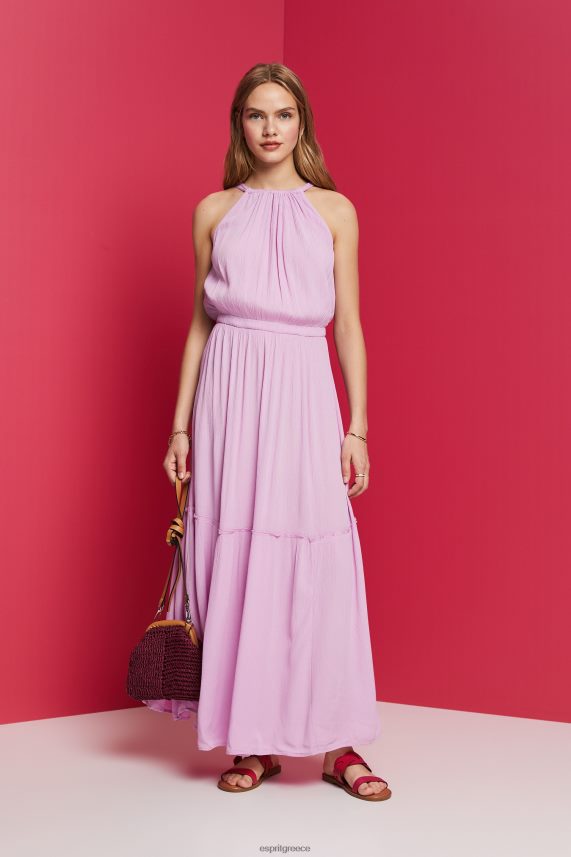 γυναίκες Esprit βιολέτα φορέματα ελαφριά υφαντά φορέματα 0J044P130