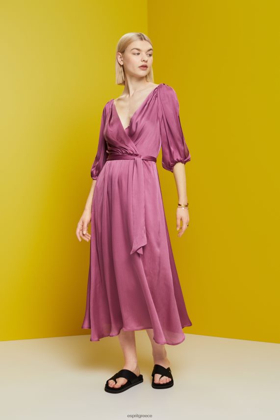 γυναίκες Esprit βιολέτα φορέματα ελαφριά υφαντά φορέματα 0J044P137