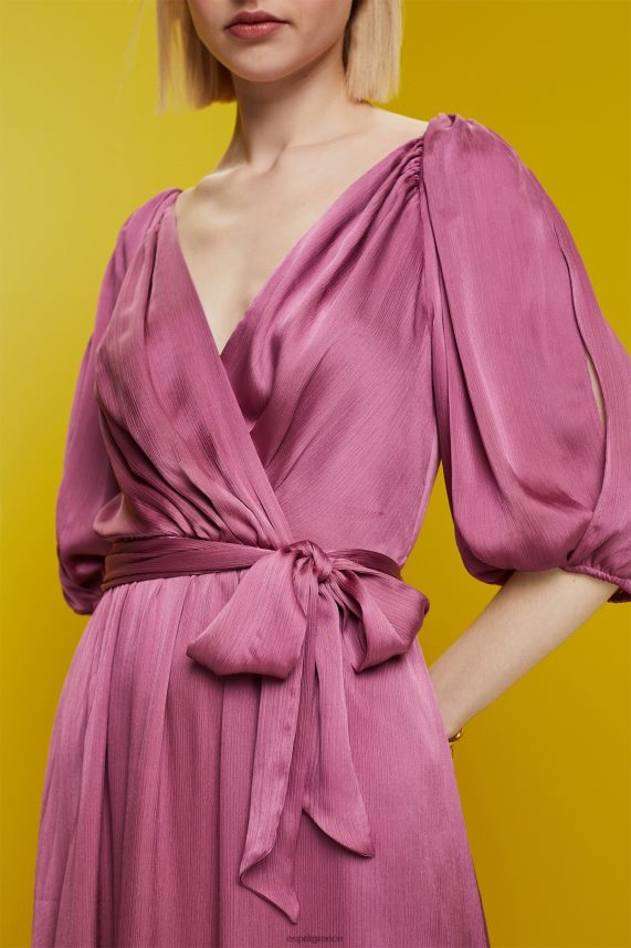 γυναίκες Esprit βιολέτα φορέματα ελαφριά υφαντά φορέματα 0J044P137