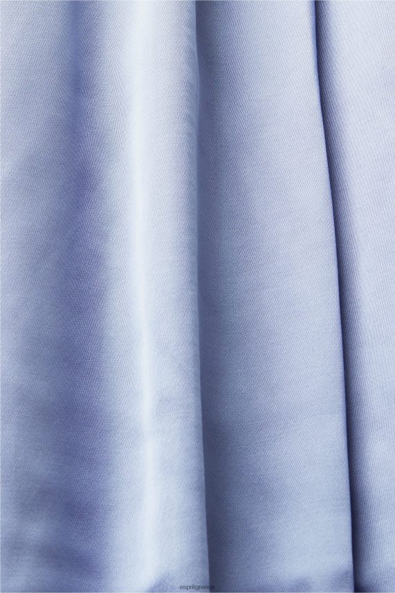 γυναίκες Esprit γαλάζιο λεβάντα φορέματα ελαφριά υφαντά φορέματα 0J044P138