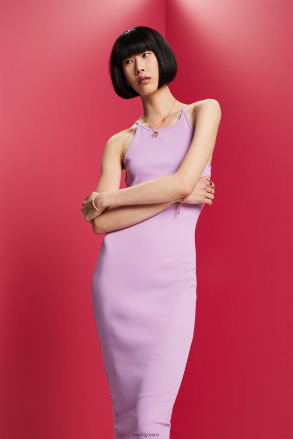 γυναίκες Esprit βιολέτα φορέματα πλεκτά φορέματα 0J044P139