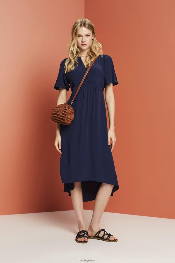 γυναίκες Esprit ΠΟΛΕΜΙΚΟ ΝΑΥΤΙΚΟ μίντι φόρεμα με σταθερή ζώνη φορέματα 0J044P231