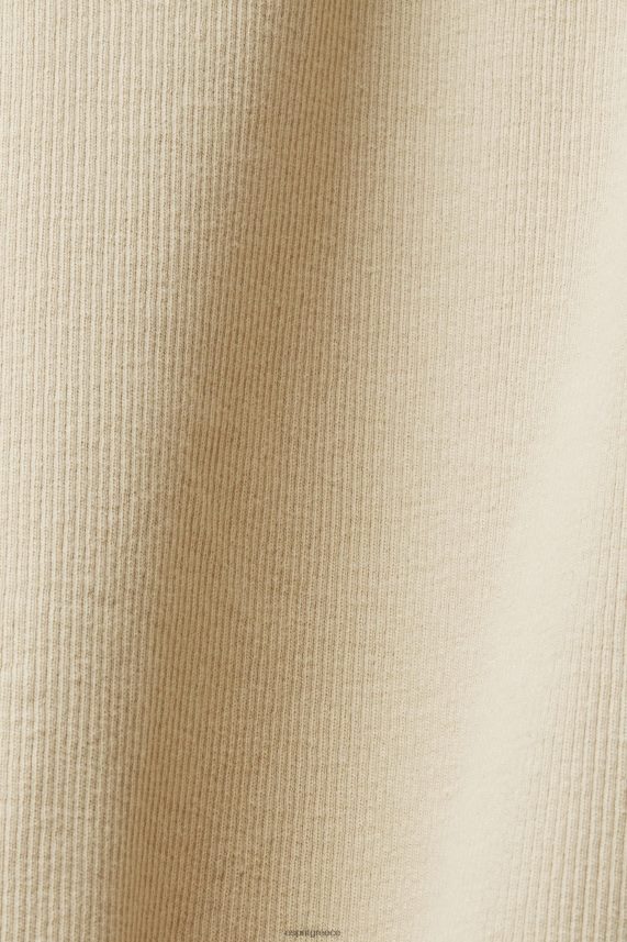 γυναίκες Esprit άμμος φόρεμα ζέρσεϊ με ραβδώσεις φορέματα 0J044P286