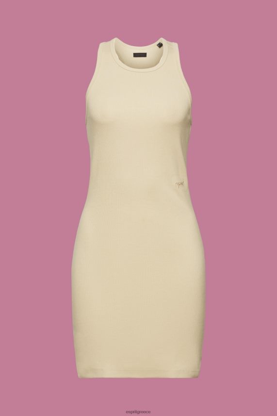 γυναίκες Esprit άμμος φόρεμα ζέρσεϊ με ραβδώσεις φορέματα 0J044P286